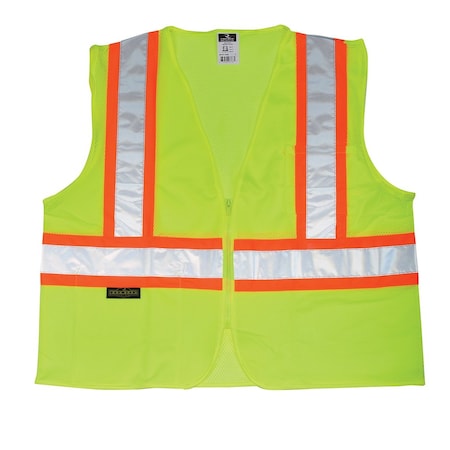 Sunbelt TWO TONE SAFETY VEST - L 12" x10" x1" A-B1SV222ZGML